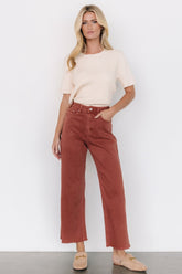 Spence Denim Pants | Terracotta