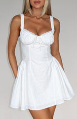 Don't Need Time Mini Dress White