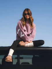 Isabel Oversized Sweater - Dusty Pink