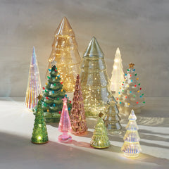 Radiant Light Lit Jewel Tone Tree