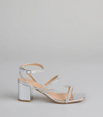 Made You Sparkle Rhinestone Block Heels