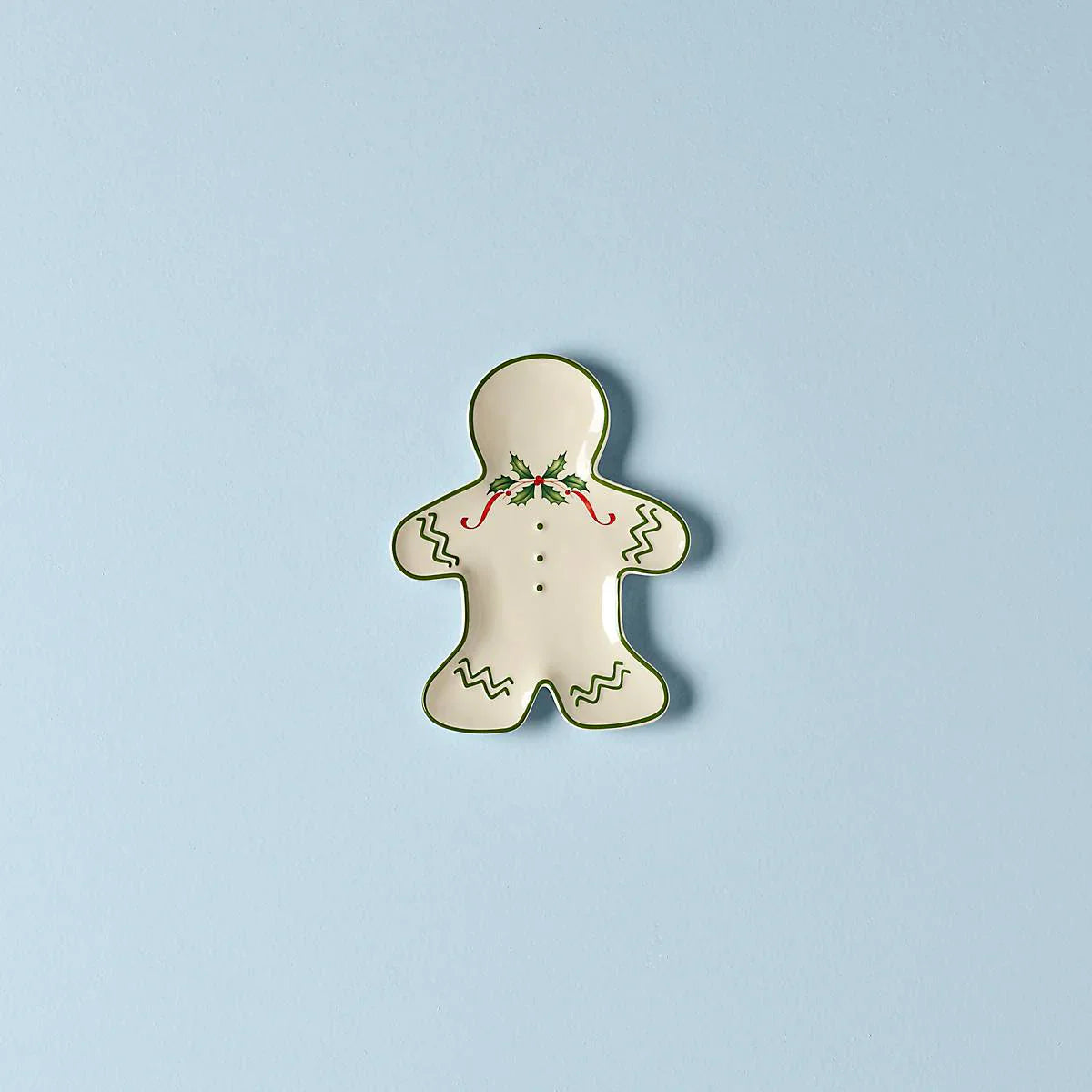 Holiday Gingerbread Man Accent Plate