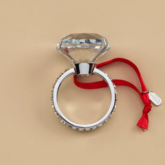2024 Silverplate Engagement Ring Ornament