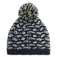 Womens Brrr Berry Pom - True Navy