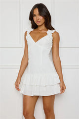 Your Wildflower Mini Dress White