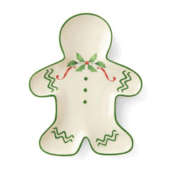 Holiday Gingerbread Man Accent Plate