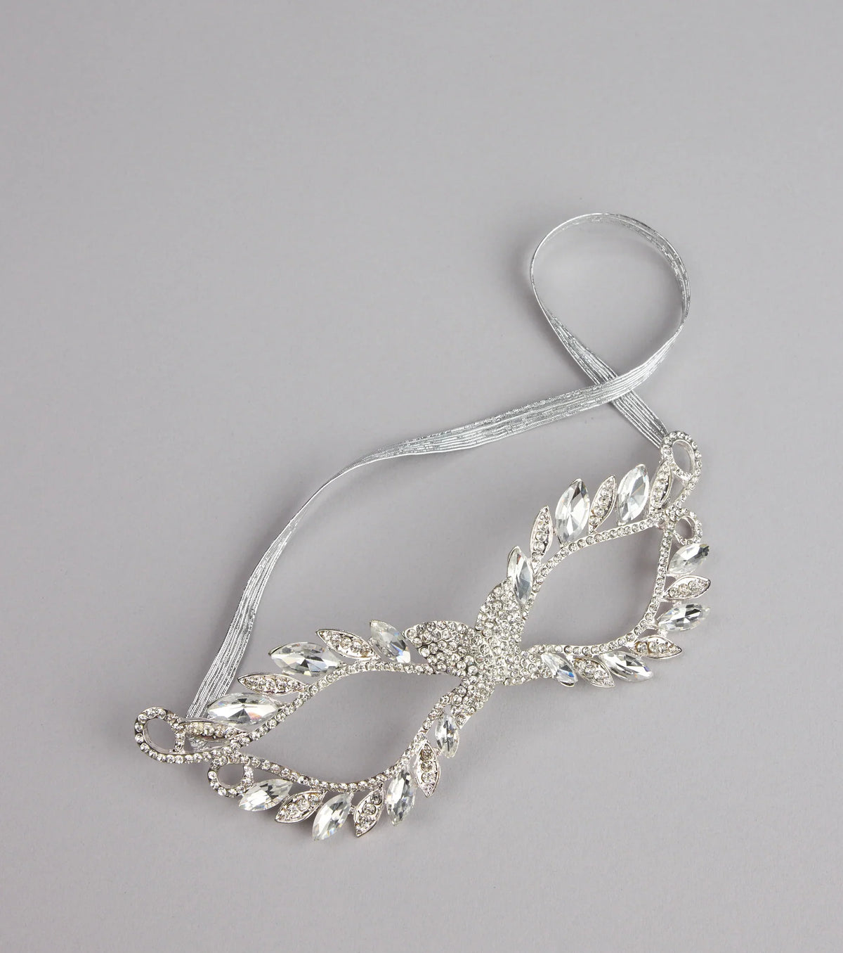 Midnight Sparkle Rhinestone Masquerade Mask