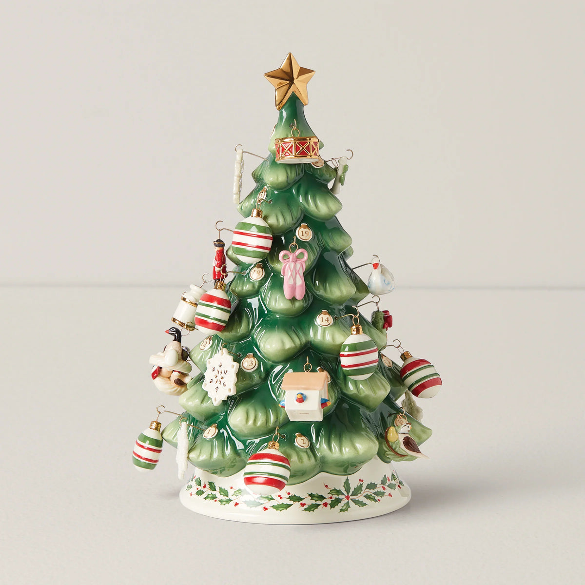 Advent Calendar Tree & Ornaments 25-Piece Set