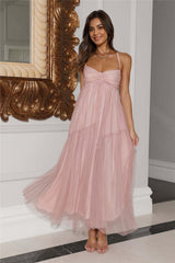 Feature Me Midi Dress Blush