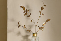 San Stem Foliage - Antique Brass