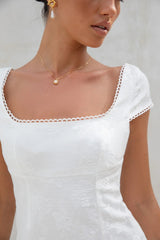 Bon Voyage Mini Dress Cream