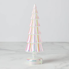 LED Lit Pearl Glass Holiday Tree