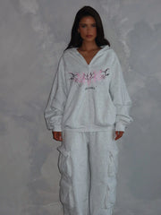 Parson Zip Hoodie Grey