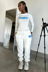 Series 5 Long Sleeve Tee - White
