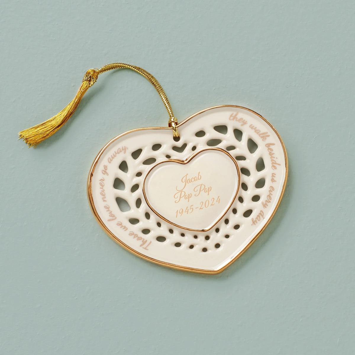 Personalized In Loving Memory Memorial Ornament
