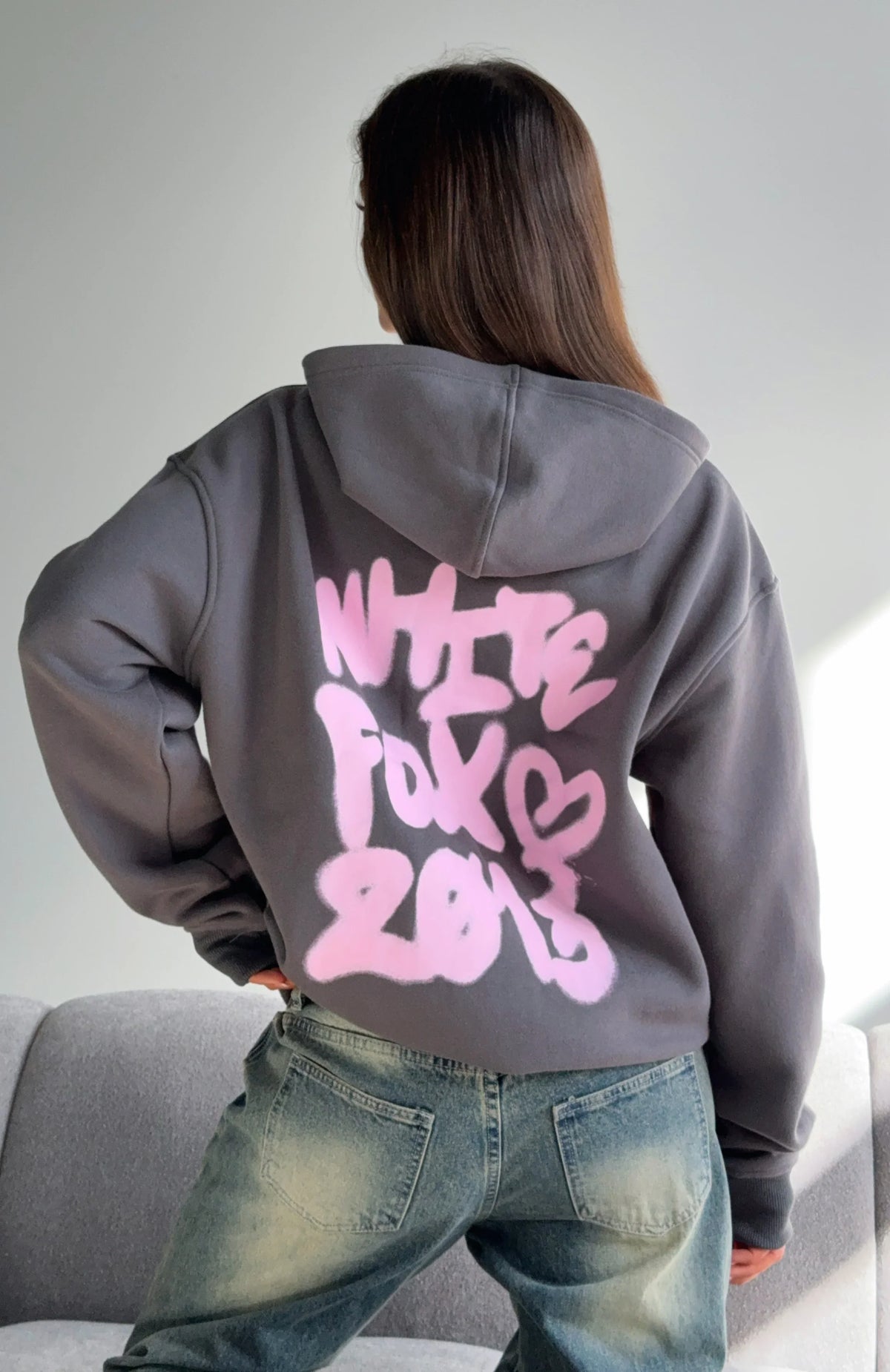 Everyone Likes You Oversized Hoodie Volcanic