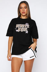 11th Street She's So Lucky Oversized Tee Licorice