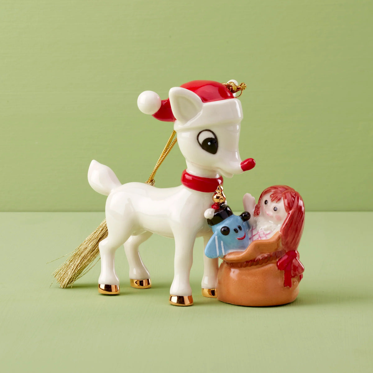 Rudolph Delivering Toys Ornament