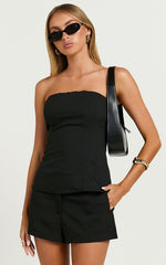 Cecil Shorts - Tailored Micro Shorts in Black