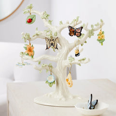 Butterfly Meadow 10-Piece Ornaments & Tree Set