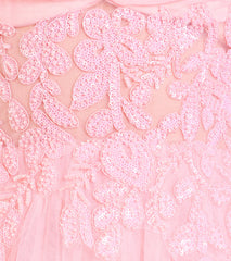 Alia Sequin Applique A-Line Tulle Formal Dress