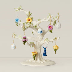Floral Easter 10-Piece Ornament & Tree Set