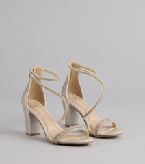 Starlight Steps Strappy Block Heels