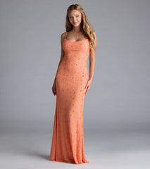 Amara Corset Mermaid Sequin Formal Dress