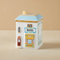 CS Lenox Spice Village Basil Spice Jar