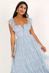 Belle Maxi Dress Blue