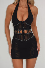 Dimitra Mini Dress Black