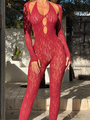 Marissa Jumpsuit Burgundy