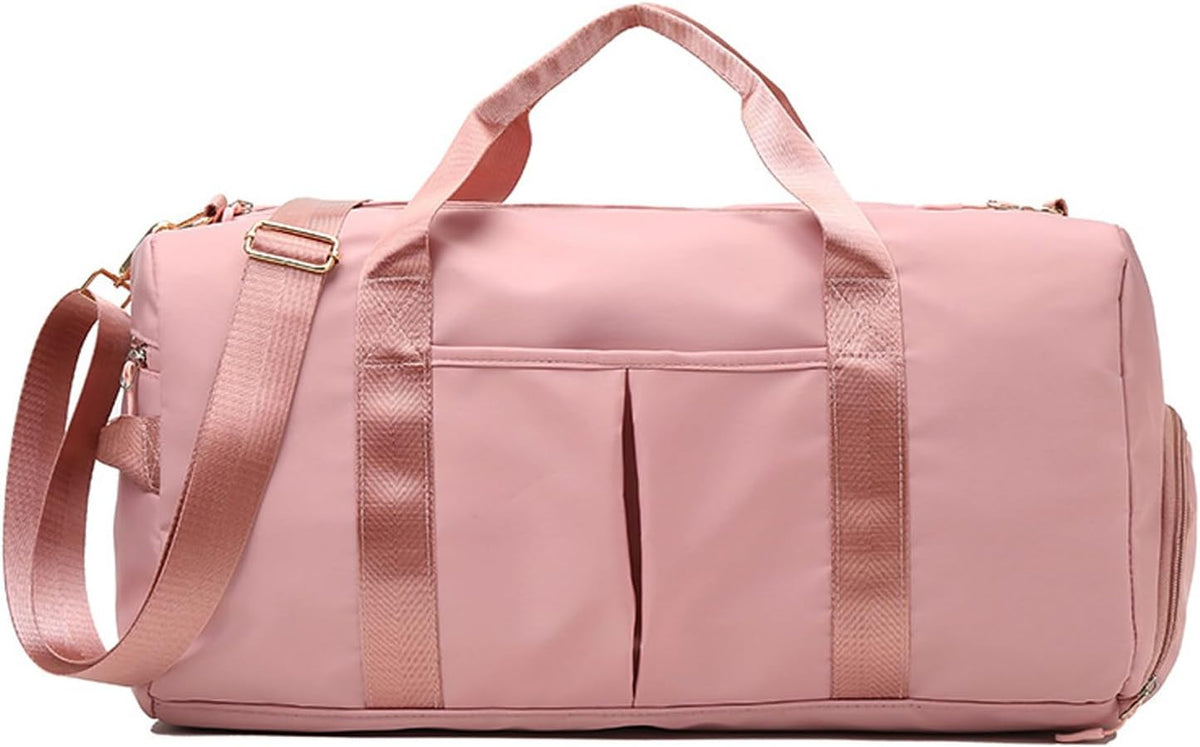 Small Gym Bag for Women and Men,Travel Bag, Duffle Bag & Gym Bag with Shoe Compartment, Weekender Overnight Bag, Carry on Bags for Airplane for Travel