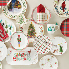 Nutcracker Dinnerware Accent Plates, Set of 4