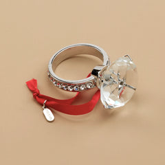 2024 Silverplate Engagement Ring Ornament