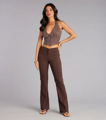 Sweet Talk Polka Dot Crop Top