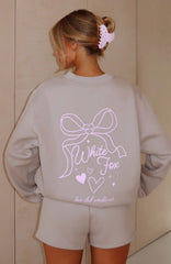Love You Forever Oversized Sweater Moon