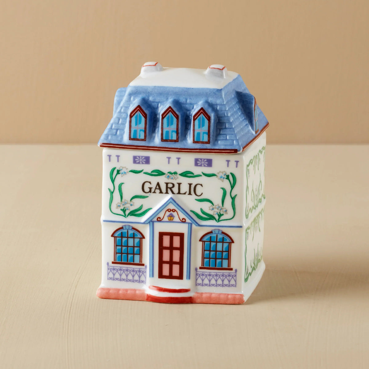 CS Lenox Spice Village Garlic Spice Jar