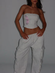 Parson Corset Top Grey