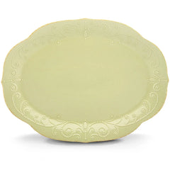 French Perle ? 16" Oval Serving Platter