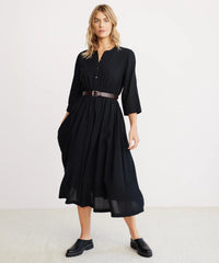 Seersucker Shirt Dress