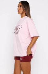Love You Regardless Bike Shorts Burgundy