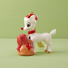 Rudolph Delivering Toys Ornament