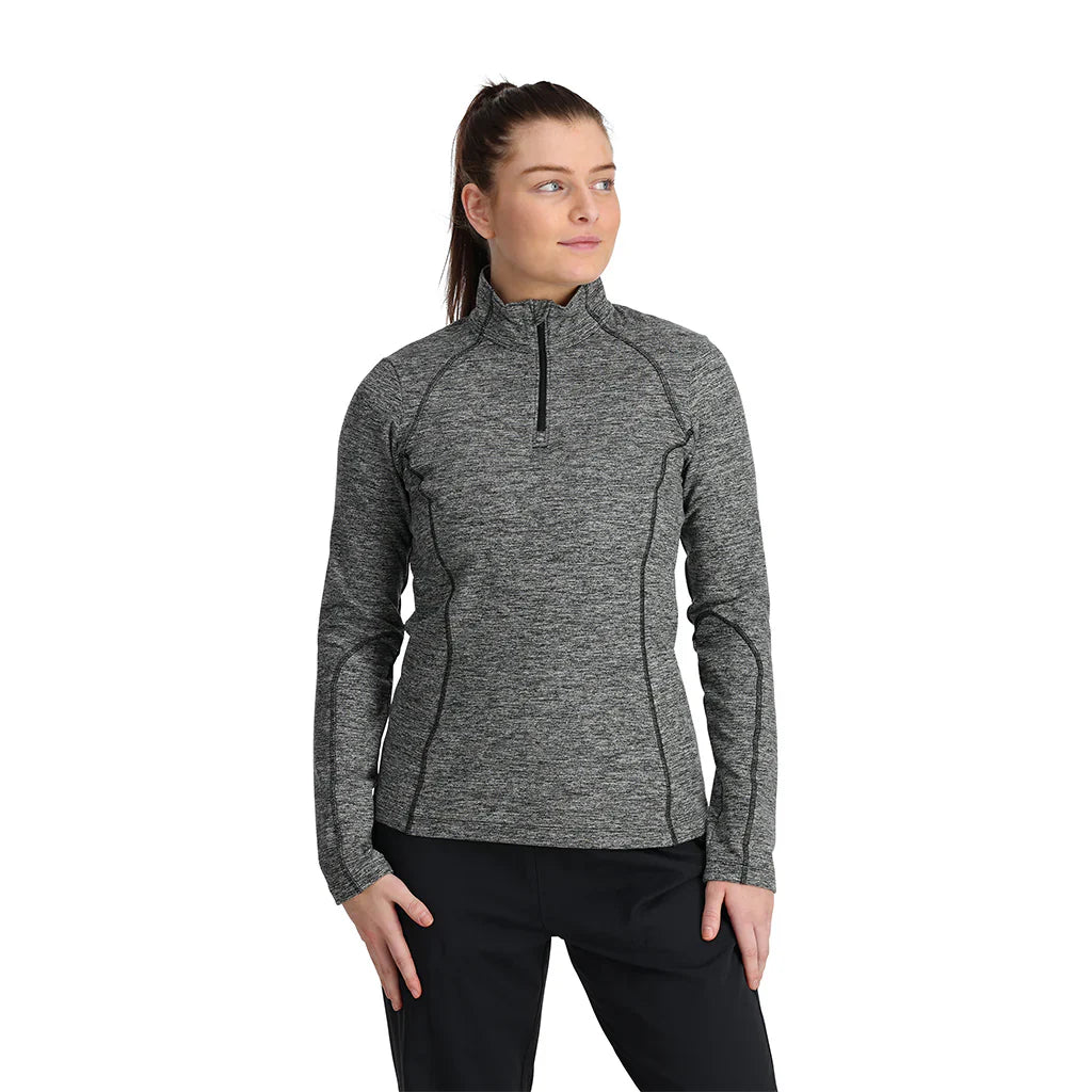 Womens Accord Half Zip - Black
