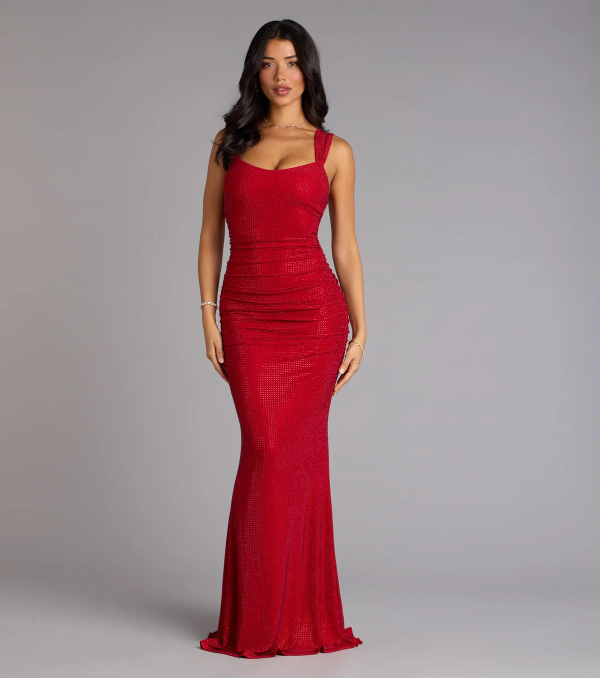 Kaylie Rhinestone Mermaid Formal Dress