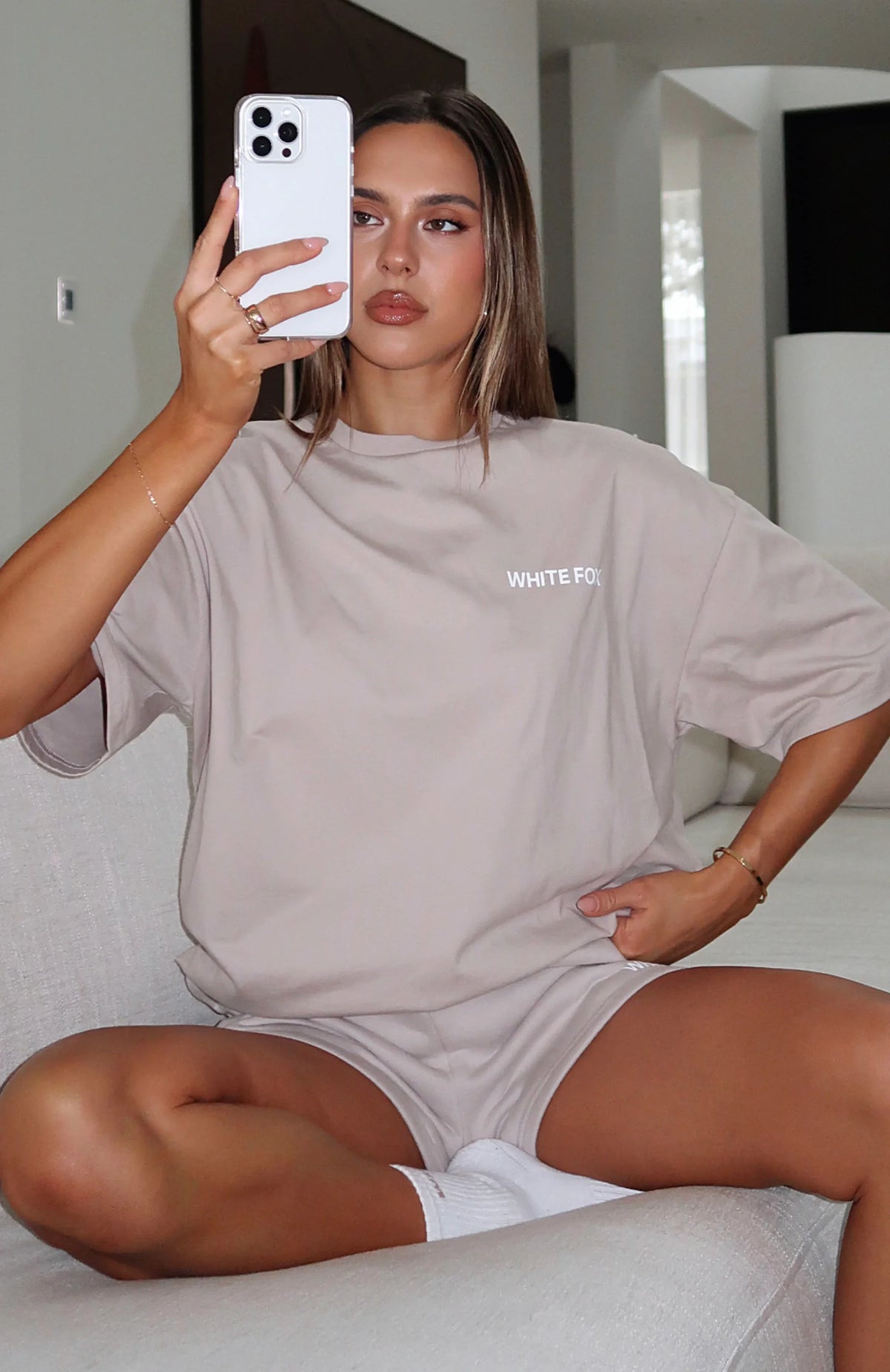 Core Classic Oversized Tee Moon