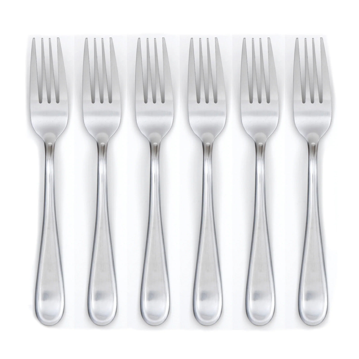 Malibu Satin Dinner Forks, Set of 6