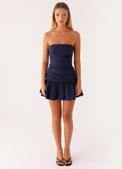 Carmel Mini Dress - Navy