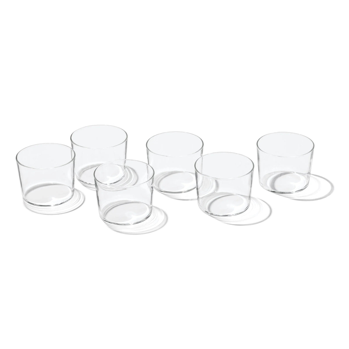 Stackables Clear Short Glasses, Set of 6