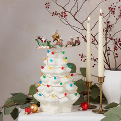 Treasured Traditions Tree with Flying Santa